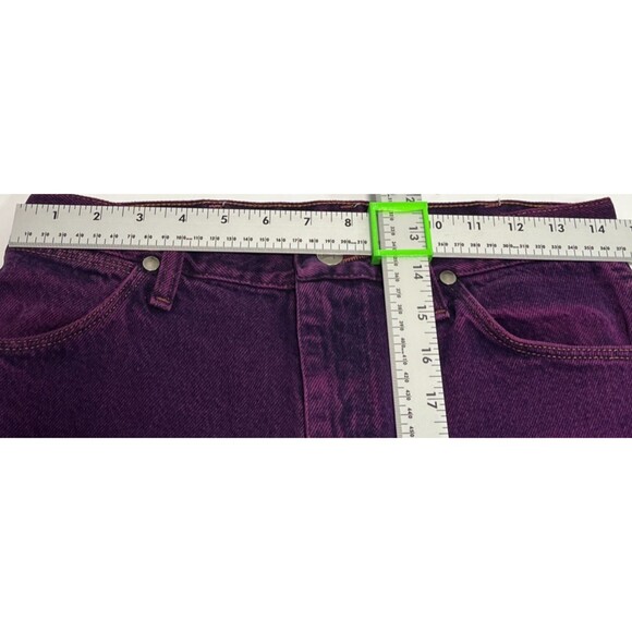 Wrangler Cowgirl Jeans Purple 9x32 - Picture 7 of 9